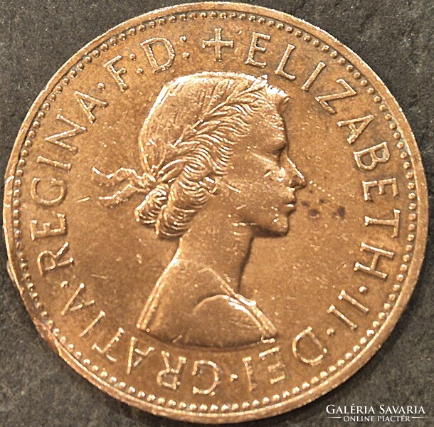 Egyesült Királyság, 1 penny, 1967.