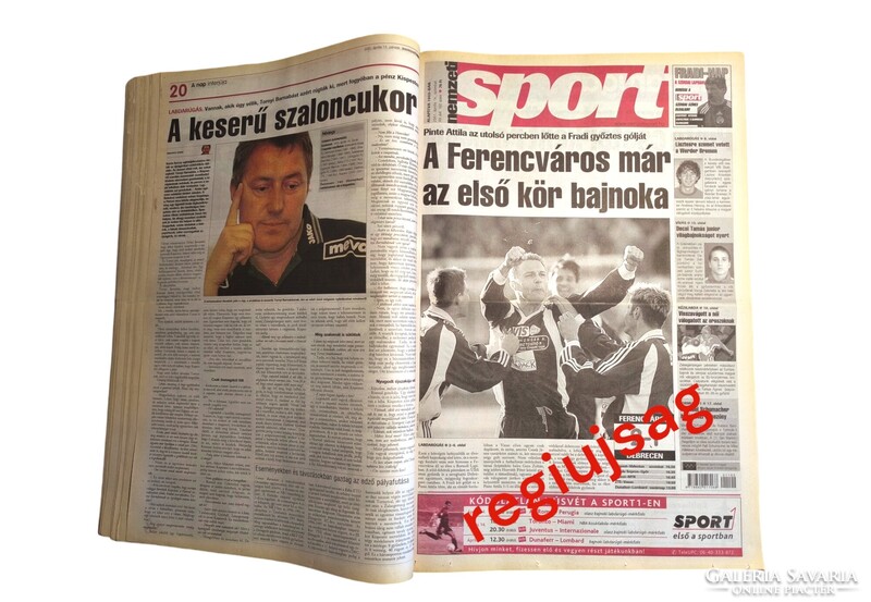 2001 május 2  /  nemzeti sport  /  Újság - Magyar / Napilap. Ssz.:  27032