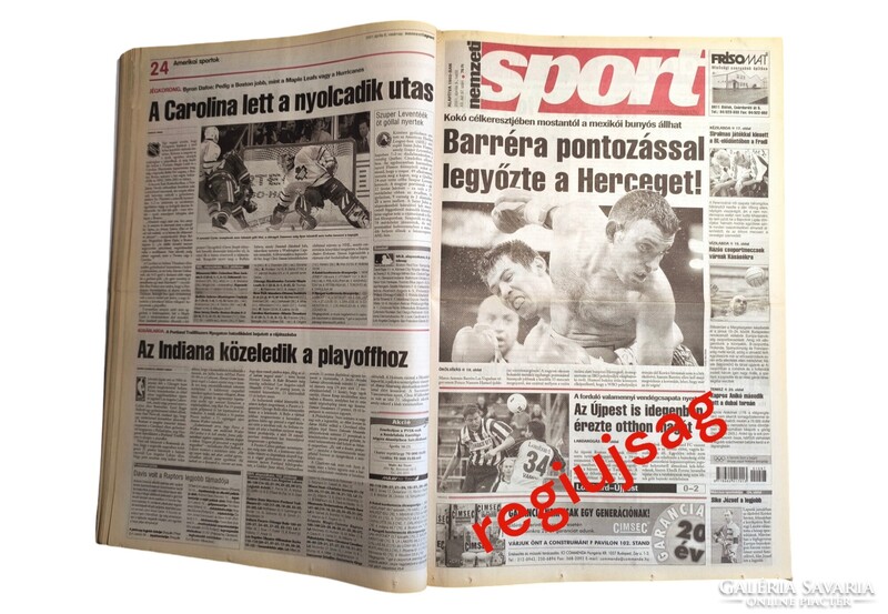 2001 május 2  /  nemzeti sport  /  Újság - Magyar / Napilap. Ssz.:  27032