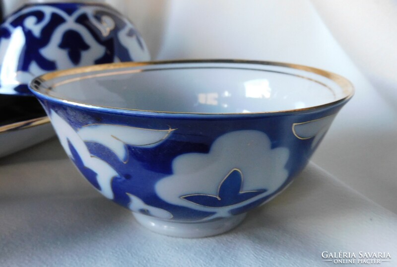 Üzbég teáskészlet a szovjet időkből