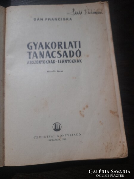 Dán Franciska-Gyakorlati Tanácsadó Asszonyoknak-Leányoknak