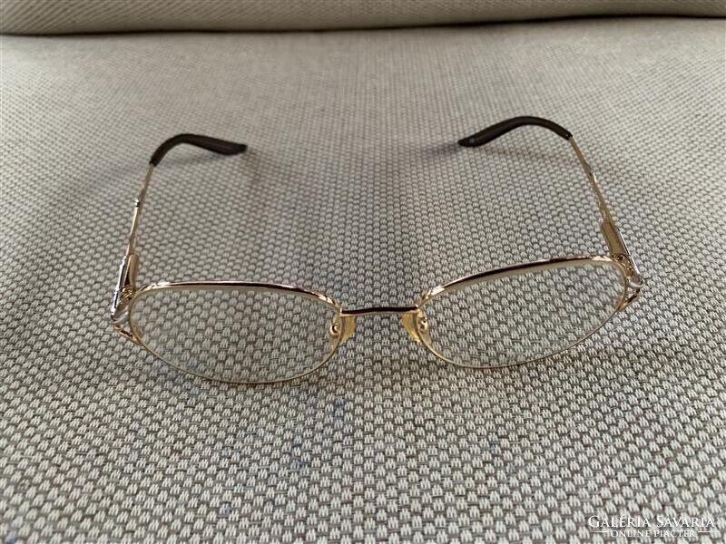 Vintage Sophia Loren szemüvegkeret, szemüveg saját tokjában