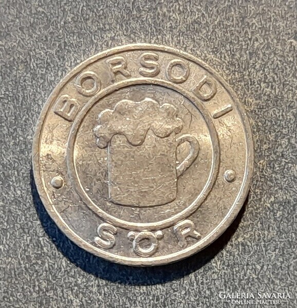 Borsodi Sörgyár Bőcs zseton