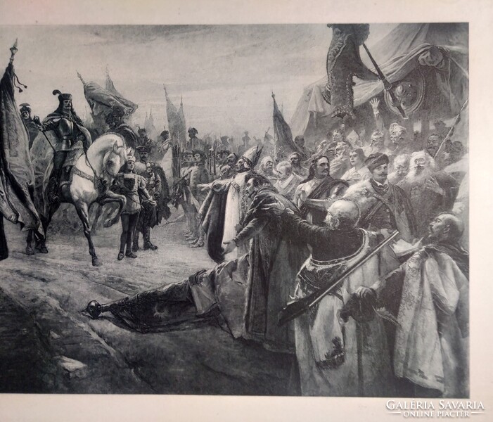 Dudits Andor: Az ónodi országgyűlés - fénynyomat - 28,5 x 18 cm.