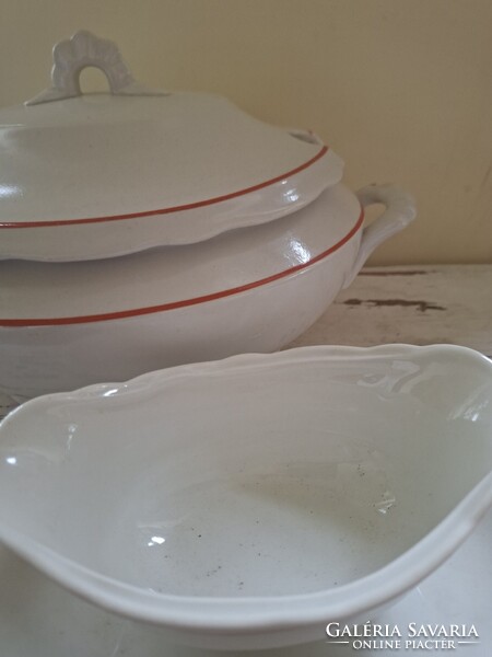 Zsolnay tál,és mártástál