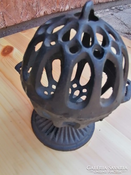 Vintage öntöttvas zsinegtartó 14cm