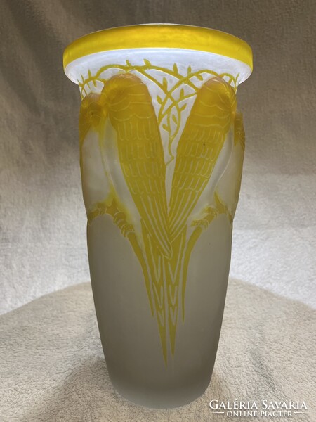 Artdeco  Lalique Váza szignált