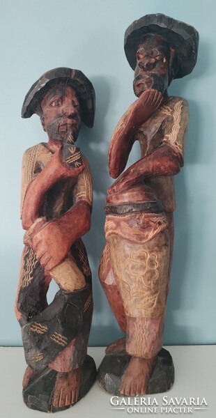Afrikai emberek, szobrok