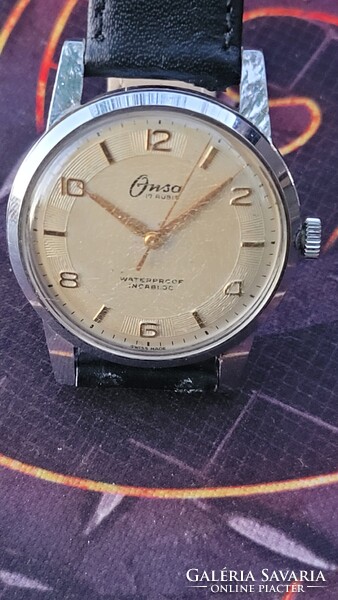 ONSA 17 köves férfi karóra jól működő állapotban