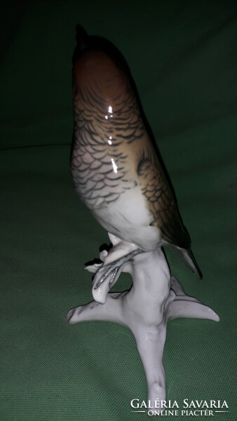 Nagyon szép és ritka ENS VOLKSTEDT porcelán madár Nyaktekercs (Jinx torquilla) 19cm a képek szerint
