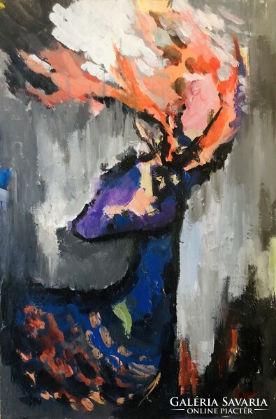 A szarvas. Bíró Richárd alkotása. Igazi kvalitás , most 1 ft-ról! . Ne hagyd ki!