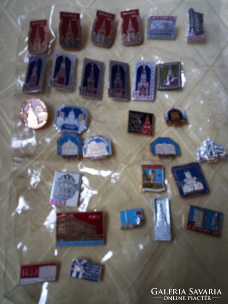 Szovjet orosz jelvények 29db ( csak egyben)