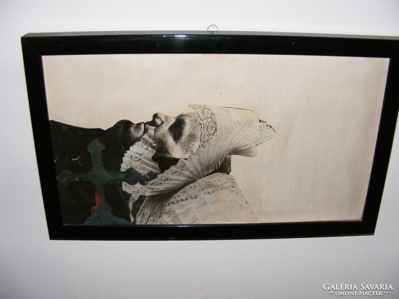 Bálint Endre  Variációk egy témára/II kollázs,fa 27X48