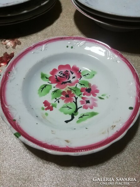 Gránit népi jelzett tányér 1. A képeken látható állapotban van.Több száz Aukció és Akció