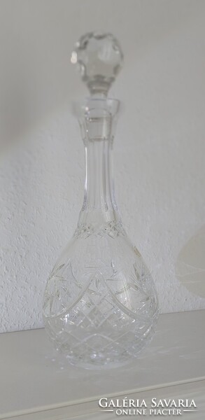 Kristály kézi csiszolt ital kiöntő