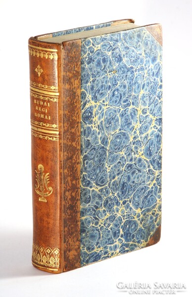 1814 - Budai Ézsaiás - Régi római vagy deák írók élete Díszesen aranyozott Gyönyörű félbőr kötés !!