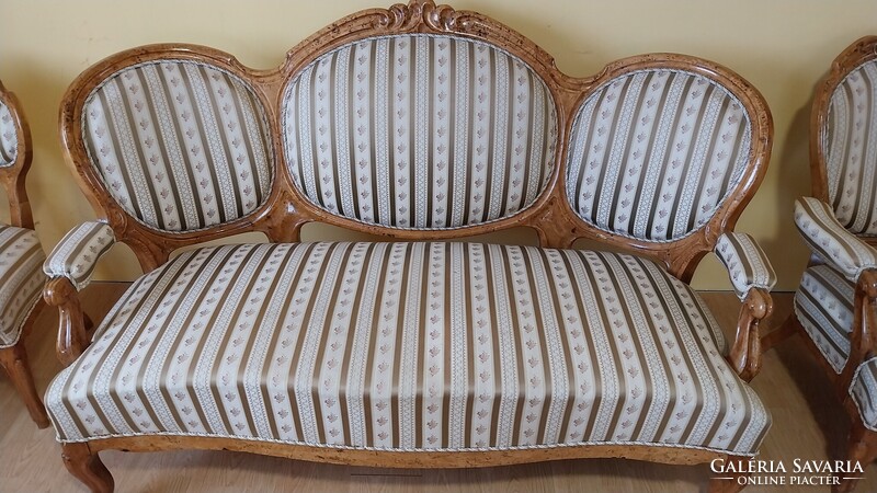 Neobarokk stílusban készült, nappali - ülőgarnitúra/szalongarnitúra