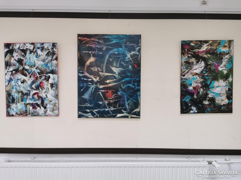 Baján Ildikó festmény 50 x 50 cm.