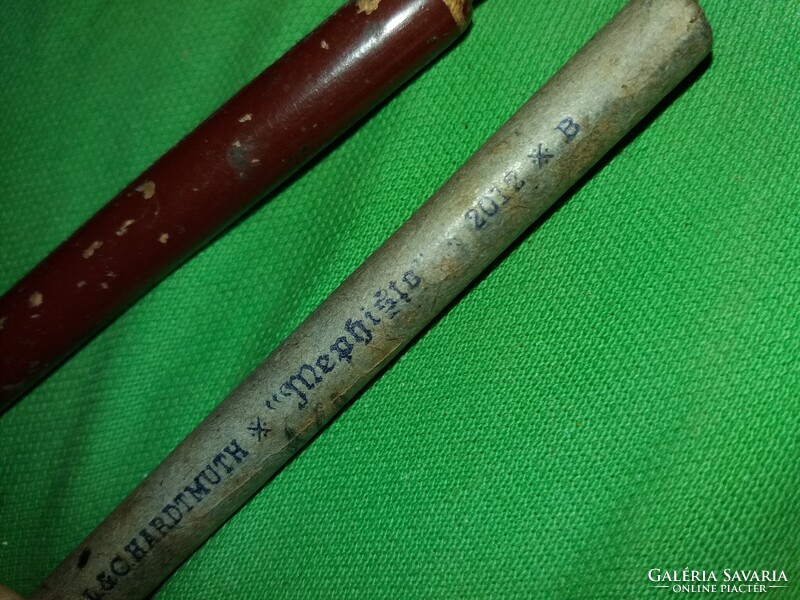 Antik faburkolatú nyomós grafit irón + ceruzahegy "MEPHISTO" tartóval a képek szerint