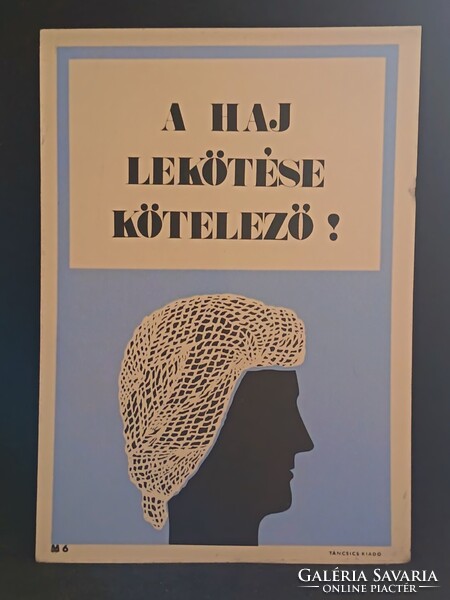 FÉM, eredeti retro balesetmegelőző, biztonságtechnikai tábla. Ságvári Nyomda 70-es évek