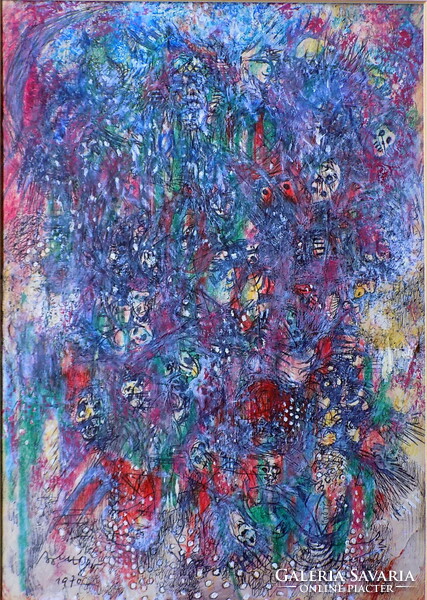 Bolmányi Ferenc 1904-1990 Eredetiség igazolással SZÁMLÁVAL