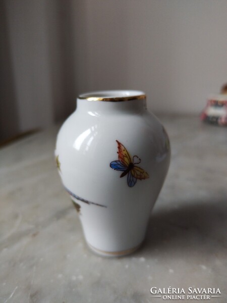 Herendi rotschild mintás miniatűr váza