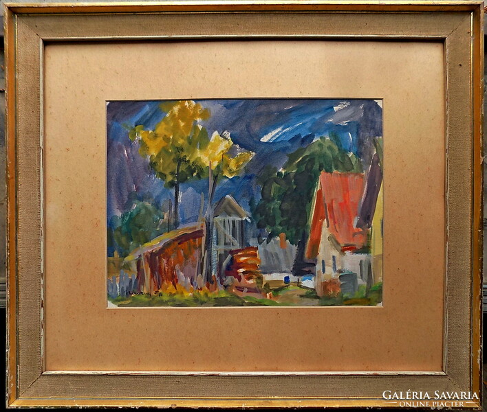 Udvary Pál 1900-1987 Garanciával SZÁMLÁVAL