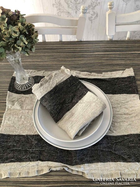 Lenvászon konyharuha, törölköző, asztalkendő