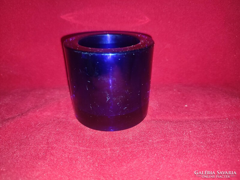 Kobaltkék Iittala Kivi mécsestartó