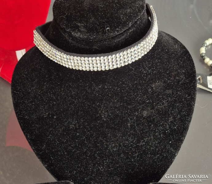 Nyaklánc köves nyakék Állítható méretek