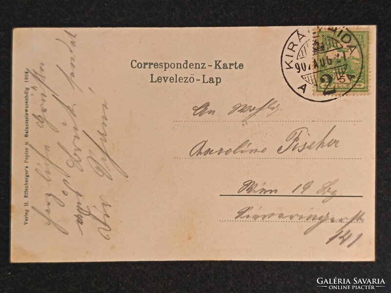 Királyhida Képeslap 1905 !/ Cserelehetőség is, feltétele,alább olvasható