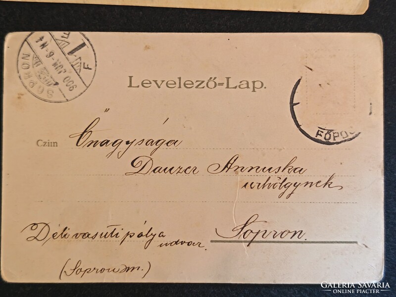 Budapest-Dunapart éjjel 1900! Képeslap/ Cserelehetőség is, feltétele,alább olvasható