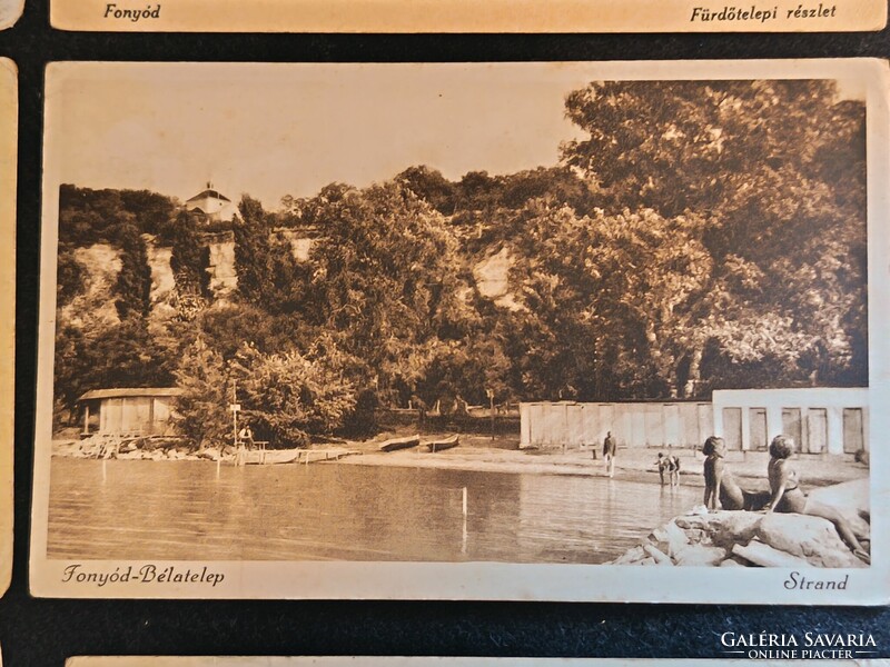 2db Fonyód/Bélatelep Képeslap/ Cserelehetőség is, feltétele,alább olvasható