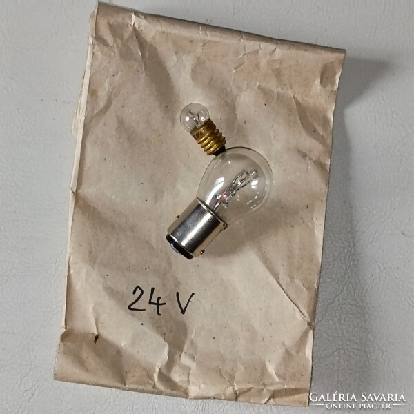 Retro/vintázs izzó hagyatékból. 24V. Kisautó, játék csere is érdekel