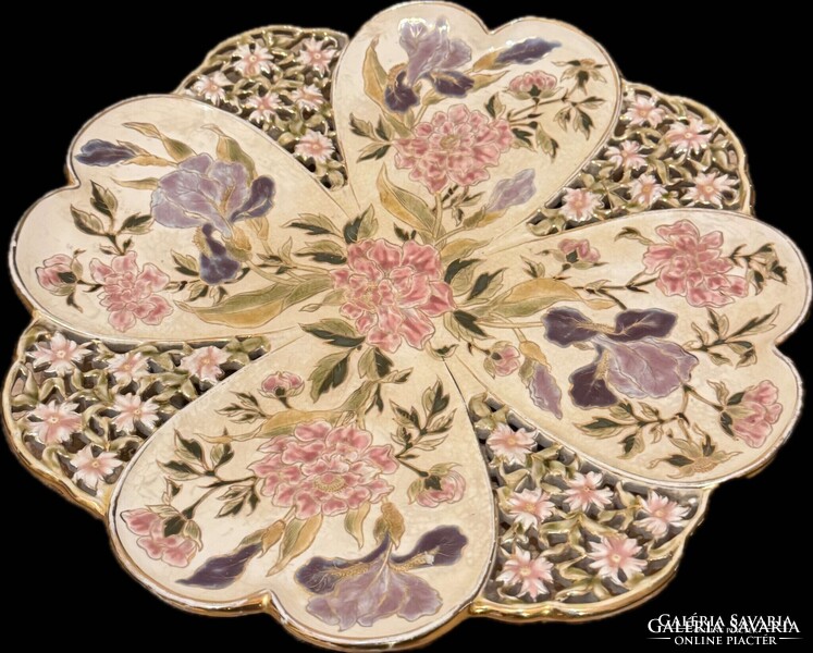 Hatalmas Csodás Zsolnay Falitál