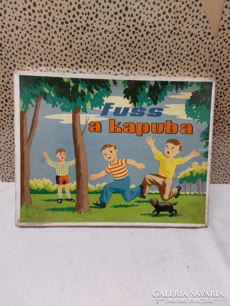 Fuss a kapuba régi retró társasjáték