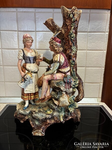 Matalmas majolika dísztárgy II.