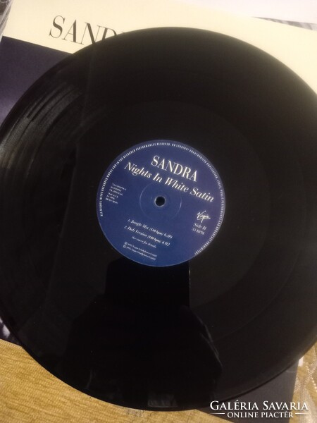 SANDRA. -NIGHTS IN WHITE SATIN.  12' MAXI SINGLE  1995.