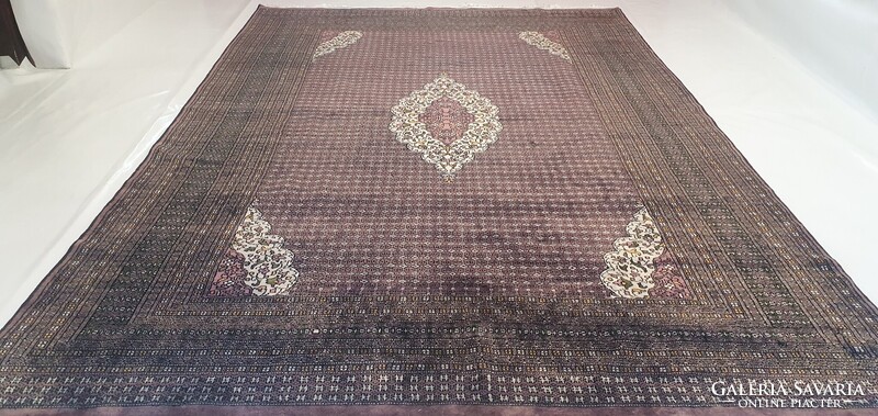 KM5 ÓRIÁSI AKCIÓ PAKISZTÁNI YAMUD KÉZI GYAPJÚ PERZSA SZŐNYEG 214X314CM