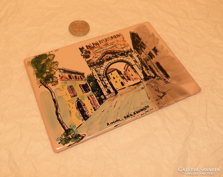 Porcelán képeslap RIMINI.