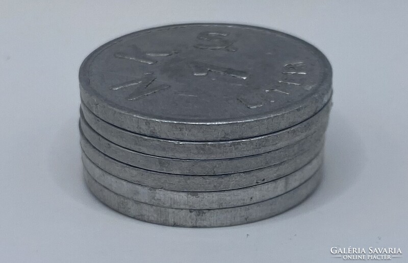 6 db Nagykanizsai sör token, bárca, tikett, zseton