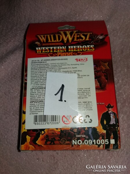 MINŐSÉGI CHAP-MEI WESTERN INDIÁN játék figura 12 cm dobozával BONTATLAN a képek szerint  1.