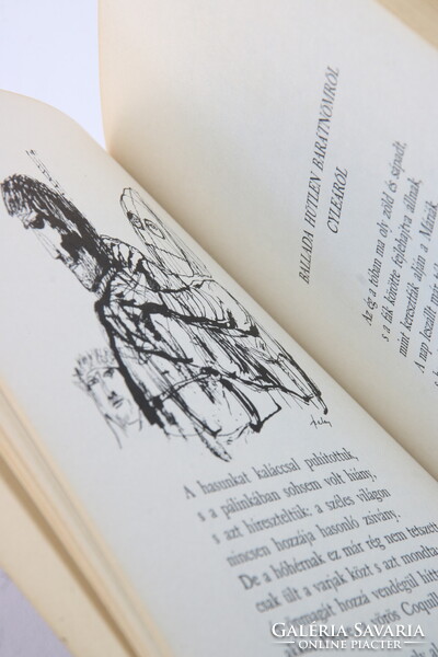 Faludy György Villon balladái. Szalay Lajos rajzaival. Ritka kiadás New Brunswick Hibátlan példány !