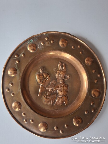 Iparművészeti réz falikép