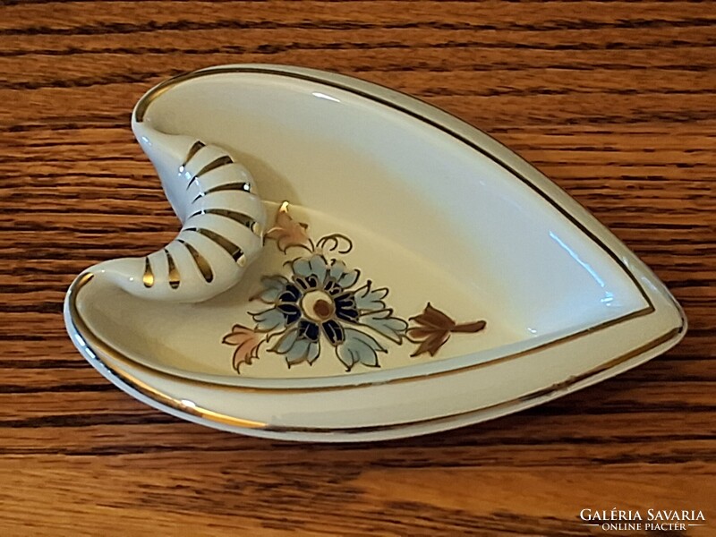 Zsolnay Búzavirág mintás gyűrűtartó