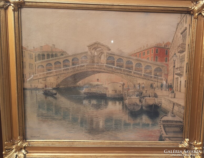 Koszkol Jenő : Velencei Látkép