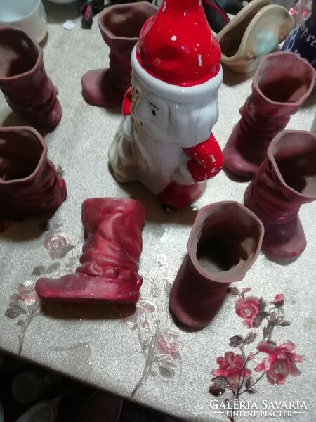 Mikulás 7 db csizma a képeken látható állapotban