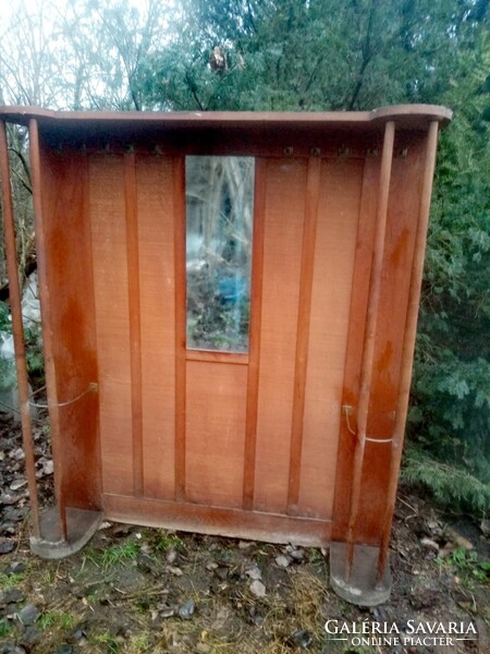 ART DECO előszobafal. Tükörrel, jó állapotban.