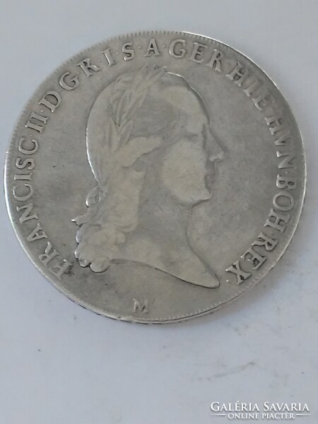 II. Ferenc korona tallér 1794, M (Milánó).
