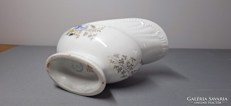 Gyöngyös ibolya mintás Grünwald Mór porcelán kiöntő